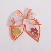 Fall Thanksgiving Turkey Mesh Tulle Hair Bow Clips for Girls,