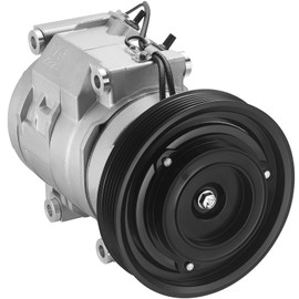 SYKRSS Air Conditioning A/C Compressor with Clutch 98307 Compatible with Acura MDX TL V6 3.2L 3.5L, Compatible with Honda Accord Odyssey Pilot Ridgeline V6 3.0L 3.5L