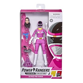 Power Rangers Colección Lightning in Space Ranger Pink - Figura de acción Coleccionable Premium de 6 Pulgadas con Accesorios, niños a Partir de 4 años