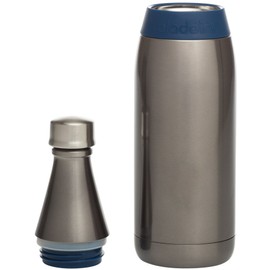 Aladdin 10-02864-001 Fresco TWST & Go Vac Btl, Slate SS Stainless Steel Cafe to Go Bottle | 20oz 20 oz Steel & Sapphire