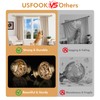 1 Inch Luxury Gold Double Curtain Rods 72-144 Inches (6