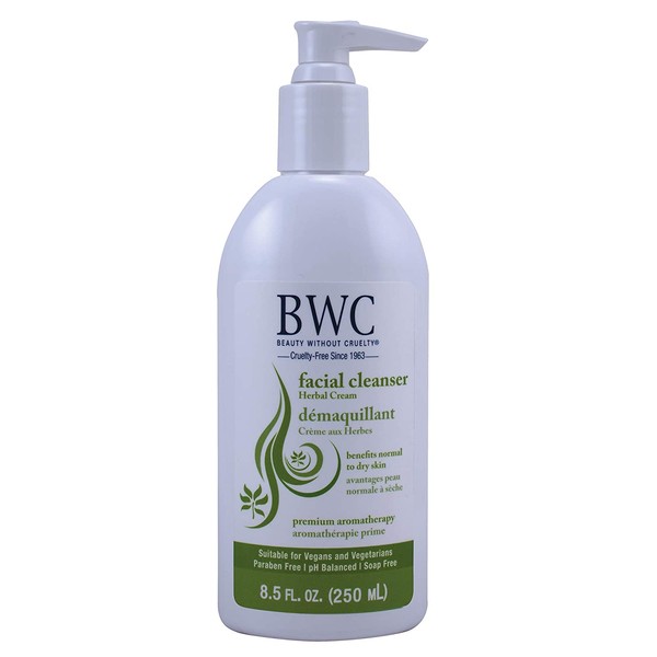 Beauty Without Cruelty Herbal Cream Facial Cleanser, 8.5 Ounces
