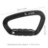 XINDA Carabiner Outdoor Climbing Safety Buckle Fast Downhill D Type