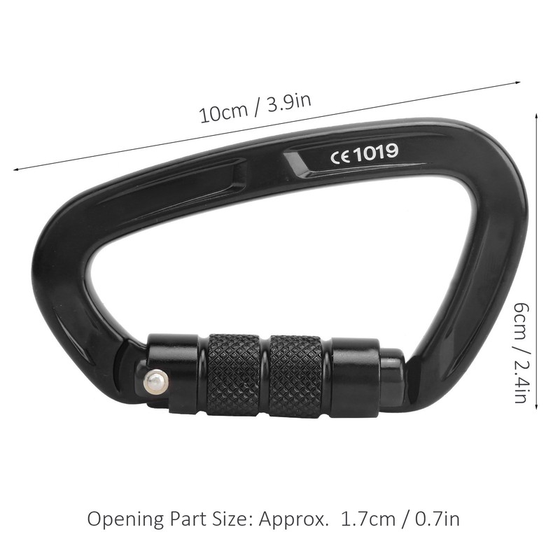 XINDA Carabiner Outdoor Climbing Safety Buckle Fast Downhill D Type