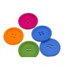 Pack of 15 Elegant Wooden Buttons Craft Buttons Colourful 40