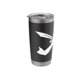 Pirate Flag - The Rhode Island Pirate Thomas Tew Jolly Roger Stainless Steel Insulated Tumbler