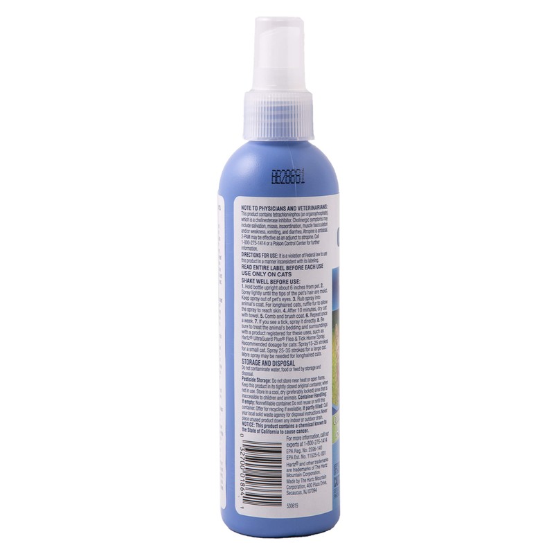 Hartz UltraGuard Plus Cat Flea & Tick Spray, 8 oz