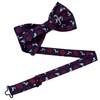 Branduce Men's Christmas Bow tie Pre-tied Party Festival Pattern Bowtie,