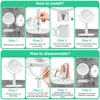 20X/1X Magnifying Makeup Mirror with Lights, Double-Sided Home Vanity Mirror
