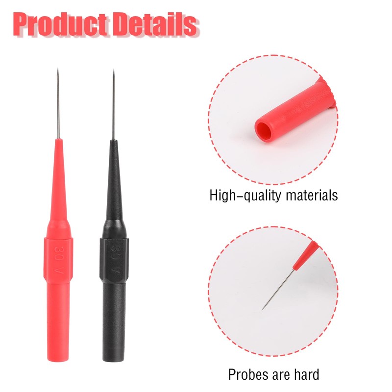 Measuring Tips for Multimeter 0.7 mm Test Probe Piercing Needle