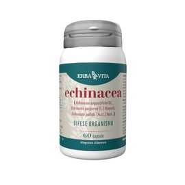 ERBA VITA Integratore Alimentare di Echinacea - 60 Capsule - Utile a rinforzare le naturali difese dell'organismo