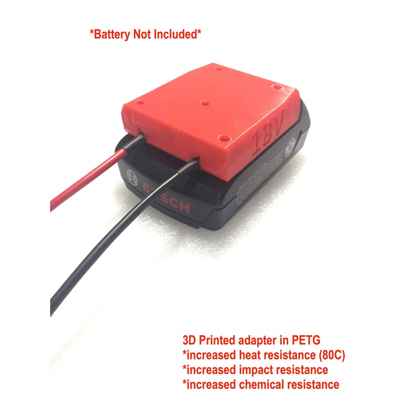 H Battery Adapter for Bosch 18v Dock Power Connector 18