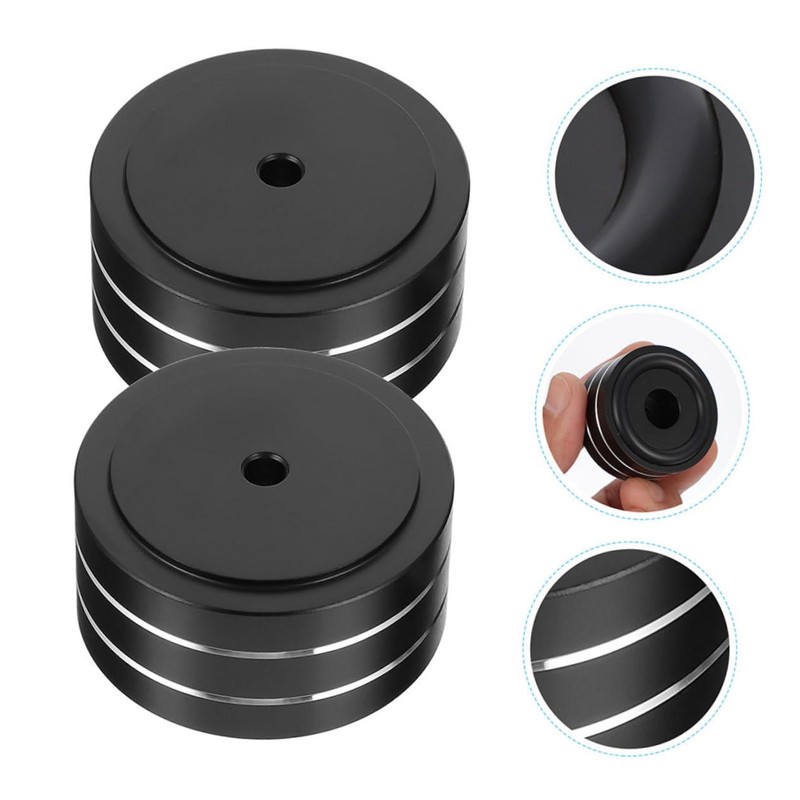 TEHAUX 4Pcs Speaker Isolation Feet Pads Durable Subwoofer Stand Mats