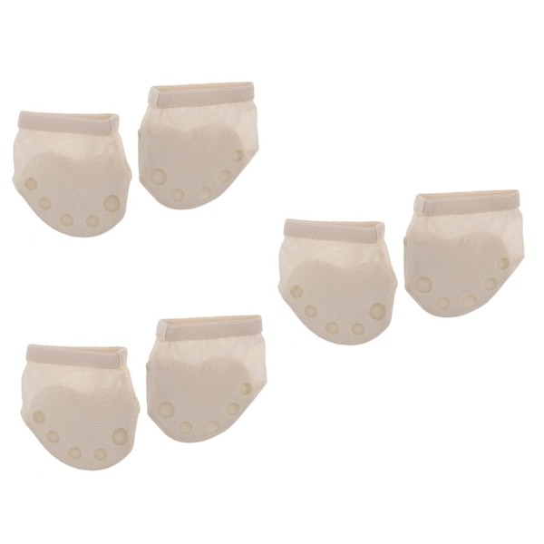 Healvian 3pairs Ballet Toe Protector Cushion Pads Five Holes Forefoot