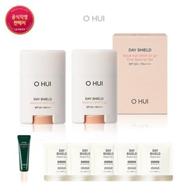 O Hui 오휘 26MS데이쉴드 아쿠아 선스틱 투 고 듀오세트 Ohui 26MS Day Shield Aqua Sunscreen Stick To Go Duo Set