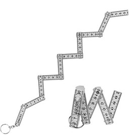 PhiLuMo Ruler / Ruler / Folding Ruler / Key Ring Length 50 cm / Colour: White