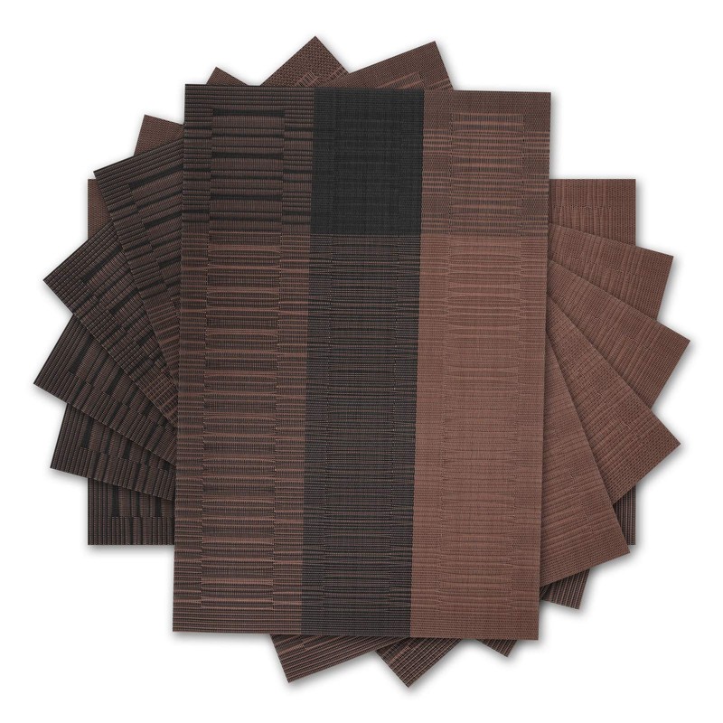 Neween Placemat with Compatible Coaster, Fine Weaving Insulation Placemat Set