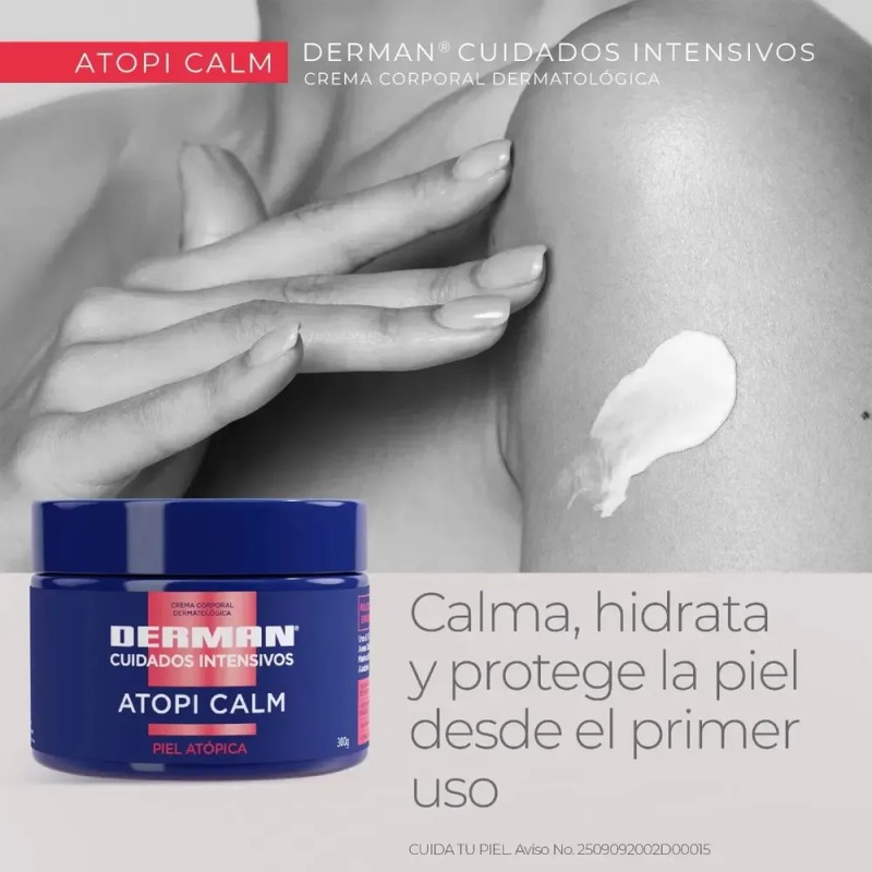 Crema Corporal Cuidados Intensivos Atopi Calm 300g Derman