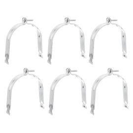 uxcell 5-1/2" EMT Strut Clamps Steel for Rigid Conduit and Pipe 6Pcs Universal EMT Strut Clamps with Bolt and Nut for Rigid Conduit and EMT