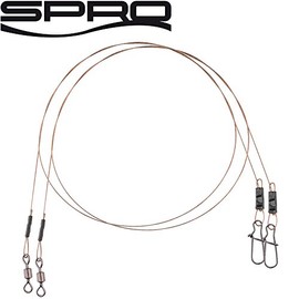 Spro Pike Fighter Fine Leader 1x19-2 Steel Leaders for Spin Fishing, Steel Leader for Spin Fishing, Leader for Pike Fishing, Length/Load Capacity: 20 cm - 8.2 kg