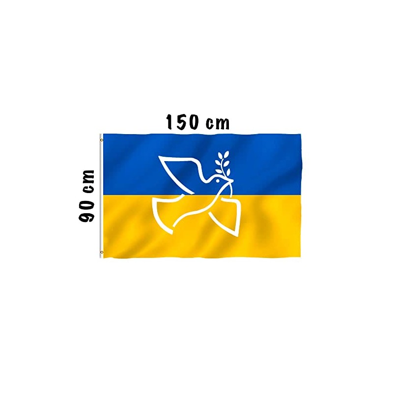 Ukrainian Ukrainian Flag 5ft x 3ft Ukrainian Flag