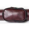 OKKO Billiard Pool Cue Hard Round Case 1x1 (Burgundy)