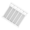 Tension Rod Shelf Adjustable Length Space Saving Nail Free Expandable