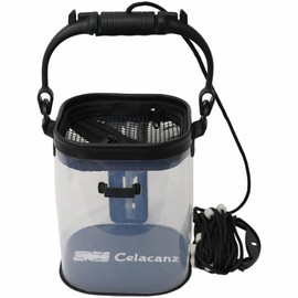 Celacanz UFC-029 UFC-030 Light Game Bucket, 3 Colors, Watering Bucket, Foldable, Compact, 8.3 inches (21 cm), Domestic Fishing Equipment Manufacturer X'SELL (Black, 7.1 inches (18 cm)