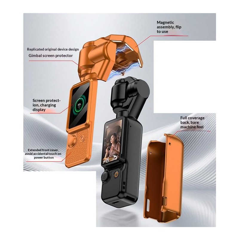 DJI Osmo Pocket 4 Protective Case Set Full Coverage with