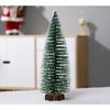 10 PCS Artificial Mini Christmas Trees Miniature Frosted Christmas Trees