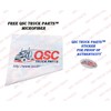 QSC Chrome Hood Mirror Cover Pair Left & Right for
