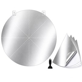 32 pcs Round Silver Puzzle Saver Sheets, Preserve & Frame for 4 x 1000 Pieces Jigsaw Puzzles Diameter 26.6" with Scraper and Hanging Stickers