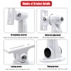 UQISOVI Adjustable Security Wall Mount Indoor/Outdoor Universal CCTV Security Camera