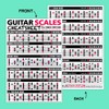 Popular Guitar Scales Reference Poster 24"x36" + Guitar Cheatsheets Bundle