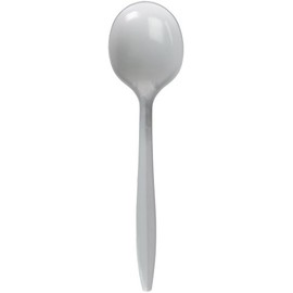 Sunset Plastic Medium Weight Soup Spoons, 1000 Count