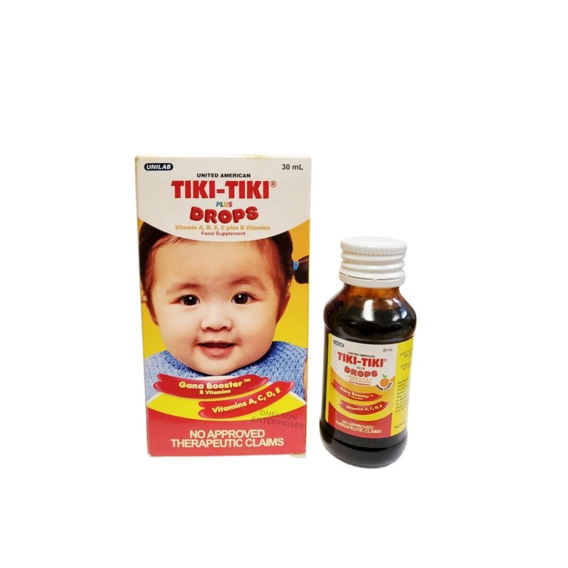 UNITED TIKI TIKI B Complex, Vitamin A, C, D and