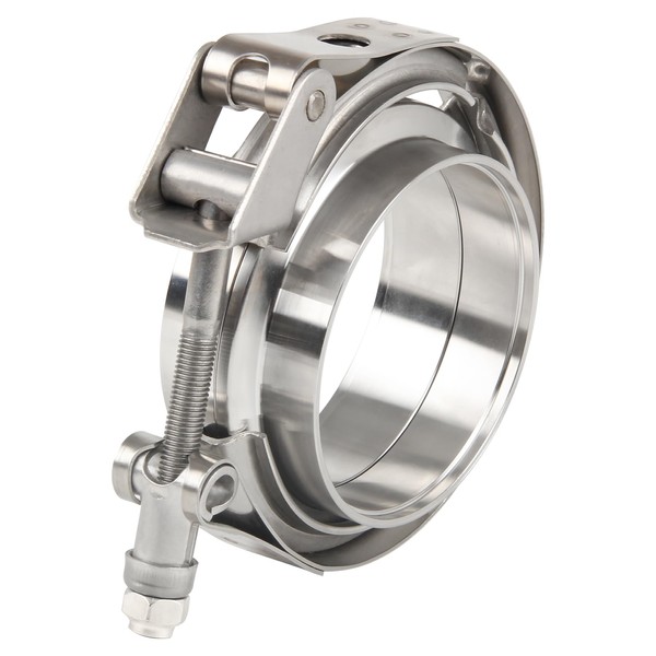 DOCAS 1 Stück Ø 63,5mm (2,5") Schnellverschluß V-Band Klemme +