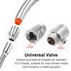 Gasea 3 Packs Shower Head Shut-Off Valve, Control on/Off Shower