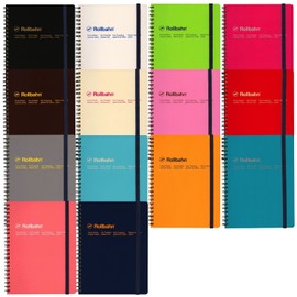 Delfonics Rollbahn NRP08 Notebook with Pocket, Ring Type, Perforated Pages, A5 Size