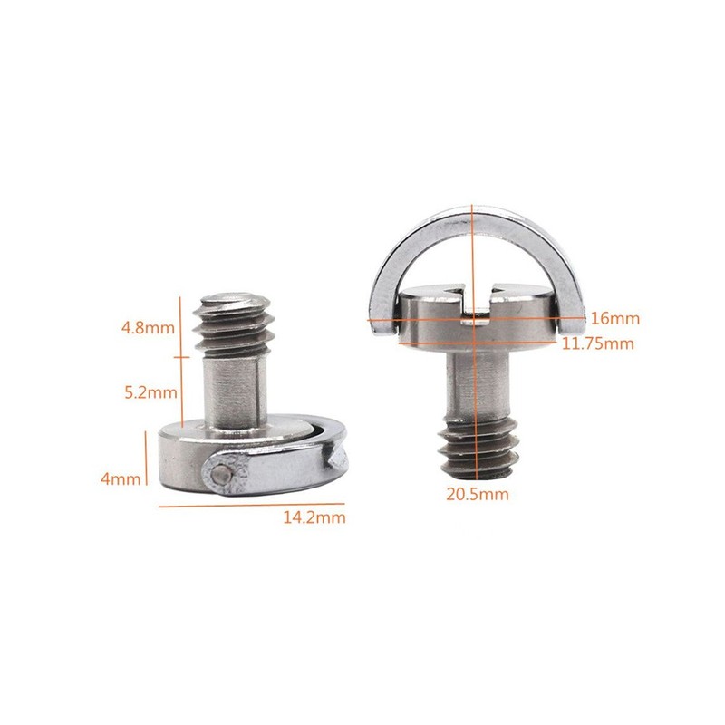 INPON 1/4" Screw + Allen Wrench Set of 3, Suitable