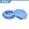 sourcing map 5pcs Car Polisher Bonnet Buffing Pad Micro-Fiber Polishing