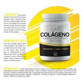 2 Colágeno Hidrolizado Energeios Suplemento En Polvo 450g