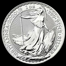 2020 Britannia Commemorative 1oz Solid .985 Silver Coin