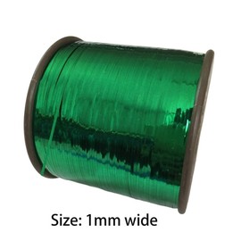 Greem Glitter Metallic Yarn Wide Flat Crochet Yarn Sliver Knitting Thread 1MM Metallic Thread String