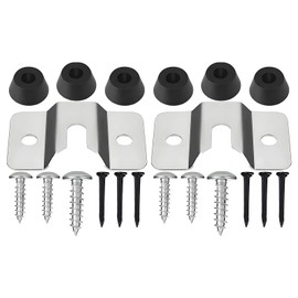 SHYSBV Dart Board Wall Mount Stainless Steel Mounting Set with Screws & Nails, Wall Holder for Steel Dart/Sisal Boards, Dartboard Accessories for Hanging