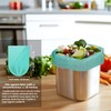 Small Compost Bags 1.2 Gallon Mini Trash Bags 125 Count,