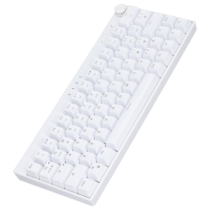 Mechanical Keyboard 64 Key Plus RGB 3 Mode Knob Design