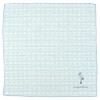Hamamonyo Reversible Gauze Handkerchief WA and Shovel, blue