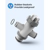POOLHACKER Pool Fittings Dual Split Hose Plunger Valve, Pool Parts