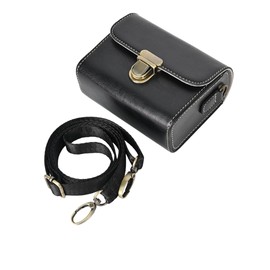 BMAOLLONGB SX740 Case, Premium PU Leather FullBody Camera Case Bag Cover for Canon PowerShot G7 X Mark II/III SX740 SX730 for Ricoh GR II III for Sony RX100 III IV V VI VII (Black)